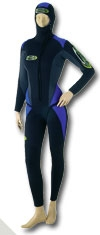 TRAJE DE BUCEO 5 M/M DOS PIEZAS CON CREMALLERA